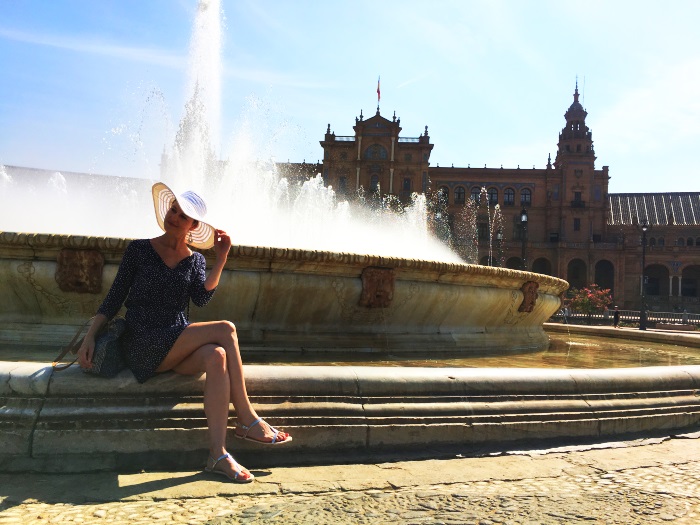 Brunnen auf dem Plaza de Espana