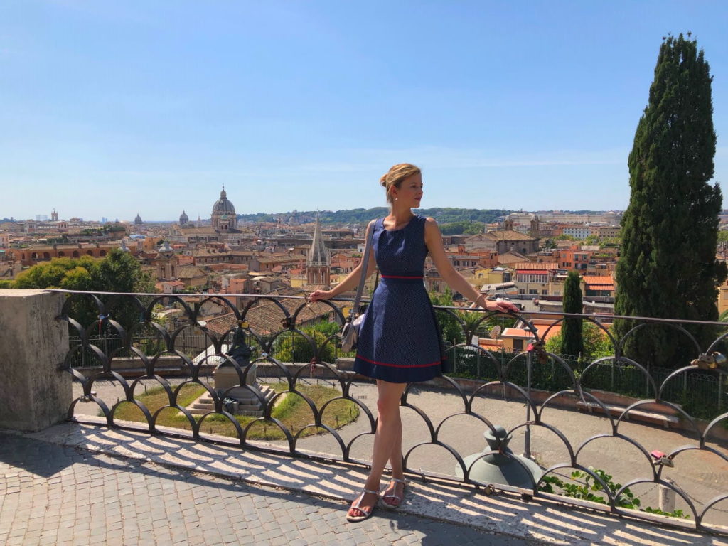 Aussichtspunkt von der Piazza Napoleone - herrlicher Blick auf Rom